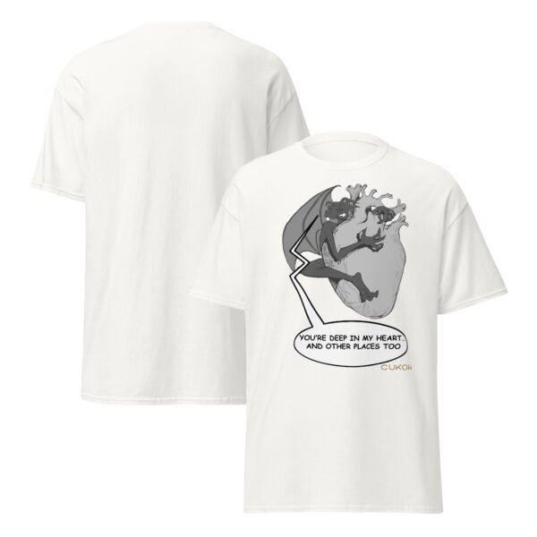 unisex-classic-tee-white-front-and-back-67fd634466b40.jpg Romantic Devil Tee